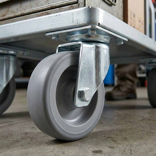 Swivel Retail Castors with Thermoplastic Rubber Wheel