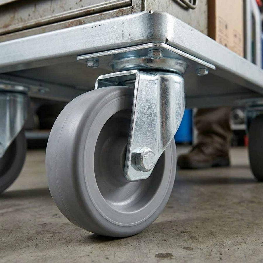 Swivel Retail Castors with Thermoplastic Rubber Wheel